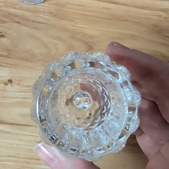 Godinger Shannon Crystal Acorn Salt And Pepper Shakers - Picture 4 of 4